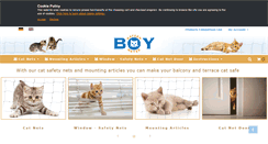 Desktop Screenshot of nets-for-cats.com